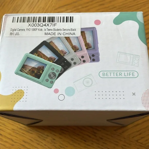 Better Life HD 1080P Digital Camera 44MP Digital SLR Camera 16X Power Zoom Black - Picture 4 of 6